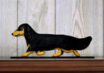 Dachshund Black/Tan Longhair -  Michael Park Collection Dog in Gait Toppers