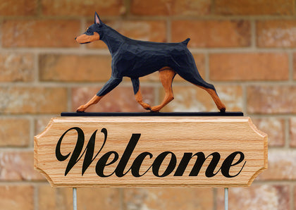 Doberman Black and Tan -  Michael Park Collection Dog in Gait Welcome Stake