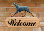 Doberman Blue and Tan -  Michael Park Collection Dog in Gait Welcome Stake