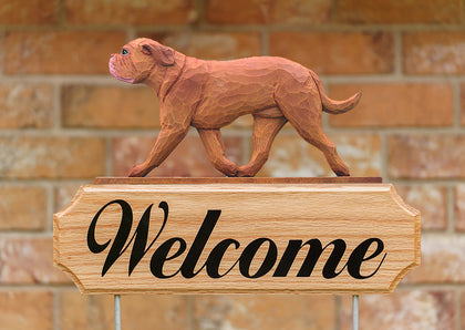 Dogue De Bordeaux -  Michael Park Collection Dog in Gait Welcome Stake