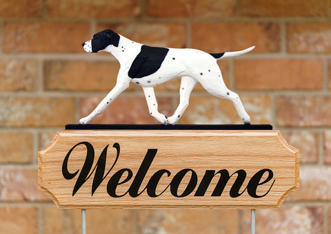 English Pointer Black -  Michael Park Collection Dog in Gait Welcome Stake