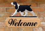 English Springer Spaniel Black -  Michael Park Collection Dog in Gait Welcome Stake