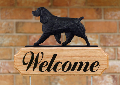 Field Spaniel Black -  Michael Park Collection Dog in Gait Welcome Stake