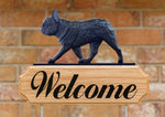 French Bulldog Black Brindle -  Michael Park Collection Dog in Gait Welcome Stake