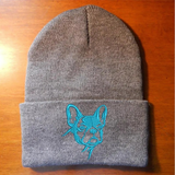 French Bulldog - Embroidered Knit Hats