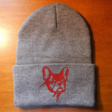 French Bulldog - Embroidered Knit Hats