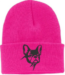 French Bulldog - Embroidered Knit Hats