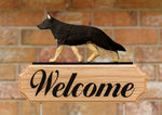 German Shepherd Black and Tan -  Michael Park Collection Dog in Gait Welcome Stake