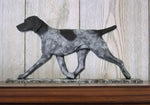 German Shorthair Pointer Black - Michael Park Collection Dog in Gait Toppers