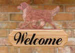 Golden Retriever Dark - Michael Park Collection Dog in Gait Welcome Stake