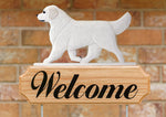 Golden Retriever White - Michael Park Collection Dog in Gait Welcome Stake