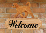 Goldendoodle Apricot -  Michael Park Collection Dog in Gait Welcome Stake