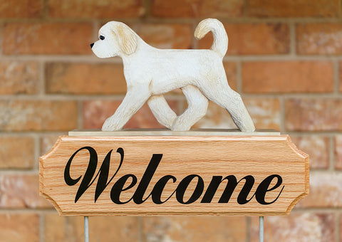 Goldendoodle Cream -  Michael Park Collection Dog in Gait Welcome Stake