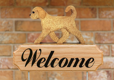 Goldendoodle Light -  Michael Park Collection Dog in Gait Welcome Stake