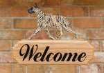 Great Dane Brindle - Michael Park Collection Dog in Gait Welcome Stake