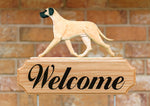 Great Dane Natural Ears Fawn -  Michael Park Collection Dog in Gait Welcome Stake