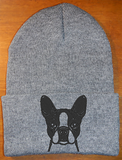 Boston Terrier - Embroidered Knit Hats