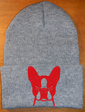 Boston Terrier - Embroidered Knit Hats