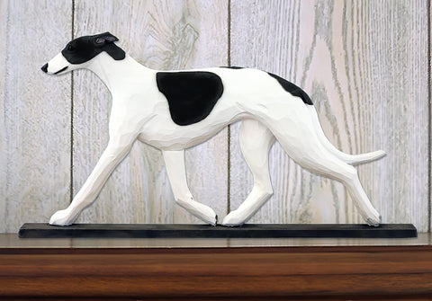 Greyhound Black/White - Michael Park Collection Dog in Gait Toppers