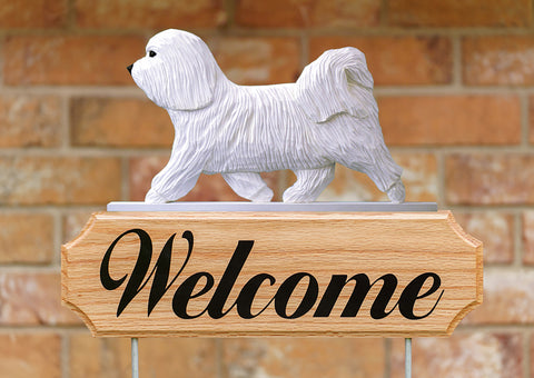 Havanese White - Michael Park Collection Dog in Gait Welcome Stake