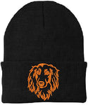 Dachshund Longhaired - Embroidered Knit Hats