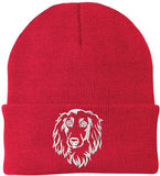 Dachshund Longhaired - Embroidered Knit Hats