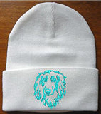 Dachshund Longhaired - Embroidered Knit Hats