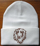 Dachshund Longhaired - Embroidered Knit Hats