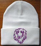 Dachshund Longhaired - Embroidered Knit Hats