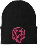 Dachshund Longhaired - Embroidered Knit Hats