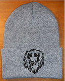 Dachshund Longhaired - Embroidered Knit Hats