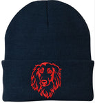 Dachshund Longhaired - Embroidered Knit Hats