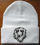 Dachshund Longhaired - Embroidered Knit Hats