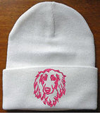 Dachshund Longhaired - Embroidered Knit Hats