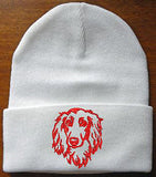 Dachshund Longhaired - Embroidered Knit Hats