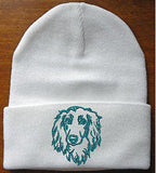 Dachshund Longhaired - Embroidered Knit Hats