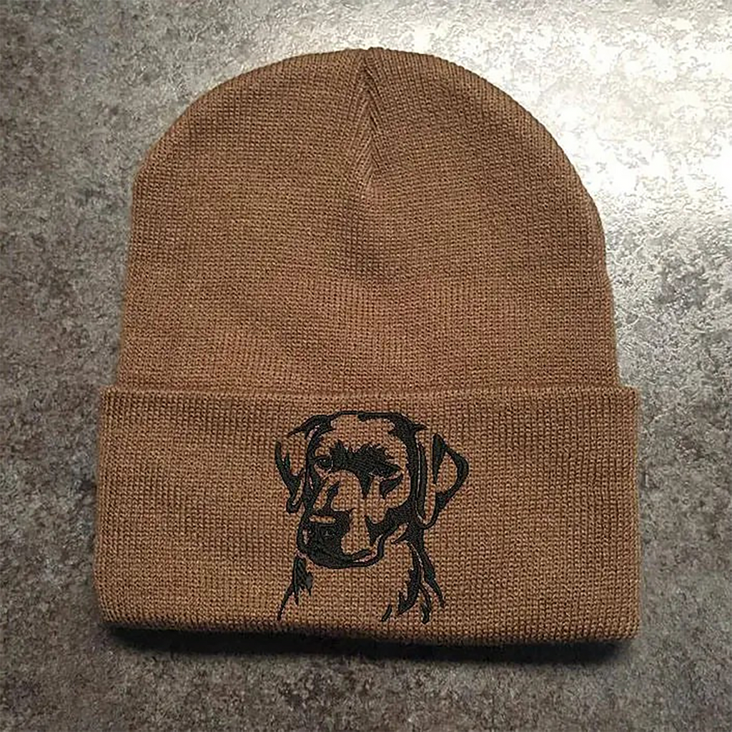 Lab Hat Labrador Retriever - Embroidered Knit Hats