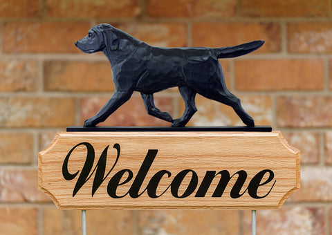 Black Labrador  - Michael Park Collection Dog in Gait Welcome Stake