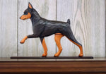 Miniature Pinscher Cropped Chocolate/Tan - Michael Park Collection Dog in Gait Toppers