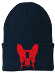 Boston Terrier - Embroidered Knit Hats