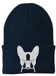 Boston Terrier - Embroidered Knit Hats