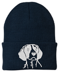 Beagle - Embroidered Knit Hats