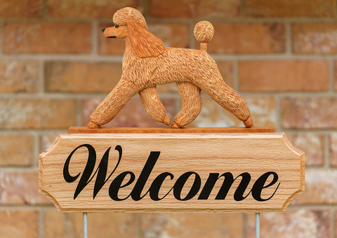 Poodle Apricot - Michael Park Collection Dog in Gait Welcome Stake