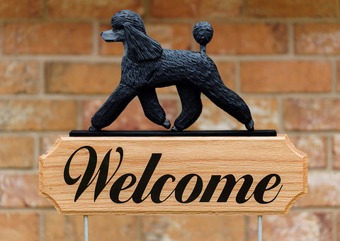 Poodle Black - Michael Park Collection Dog in Gait Welcome Stake