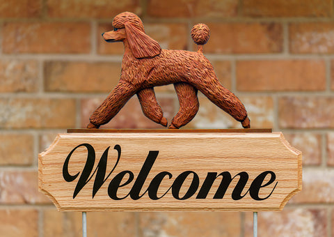 Poodle Red - Michael Park Collection Dog in Gait Welcome Stake