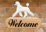 Poodle White - Michael Park Collection Dog in Gait Welcome Stake