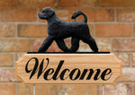 Portuguese Water Dog Black - Michael Park Collection Dog in Gait Welcome Stake