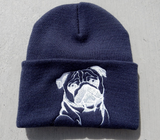 Pug - Embroidered Knit Hats