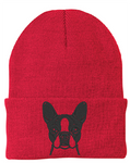 Boston Terrier - Embroidered Knit Hats