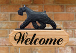 Schnauzer Black- Michael Park Collection Dog in Gait Welcome Stake